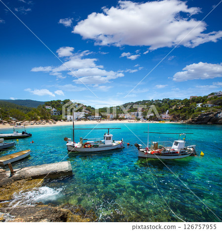 Ibiza Cala Vedella Vadella in Sant Josep at Balearics Ibiza Cala Vedella Vadella in Sant Josep at Balearics 126757955