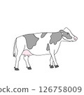 荷斯坦側身 荷斯坦側身 126758009