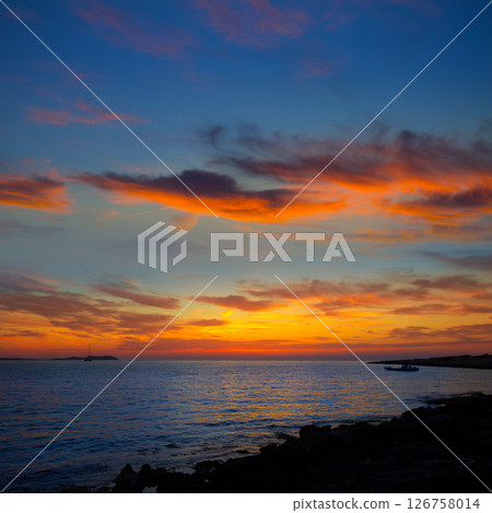 Ibiza san Antonio Abad de Portmany sunset Ibiza san Antonio Abad de Portmany sunset 126758014