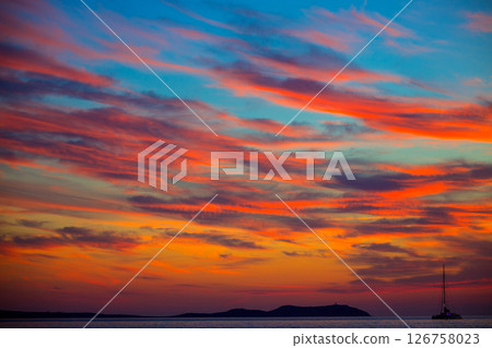 Ibiza san Antonio Abad de Portmany sunset Ibiza san Antonio Abad de Portmany sunset 126758023