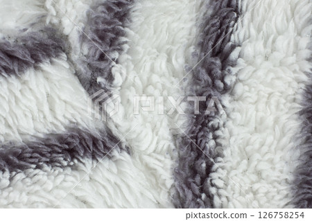 Synthetic Polyester Fabric Close-Up Background. 126758254