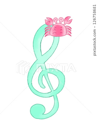 高音譜號與螃蟹 高音譜號與螃蟹 126758681