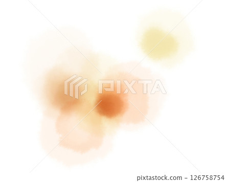 像酸漿果一樣的花的水彩紋理插圖 像酸漿果一樣的花的水彩紋理插圖 126758754