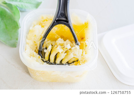 Microwaved potato salad Microwaved potato salad 126758755