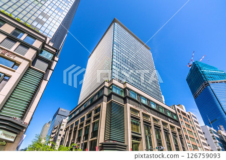 Tokyo cityscape in May. View of Coredo Muromachi 3 and the redevelopment project of Nihonbashi 1-chome. Into a new era... = 28th Tokyo cityscape in May. View of Coredo Muromachi 3 and the redevelopment project of Nihonbashi 1-chome. Into a new era... = 28th 126759093