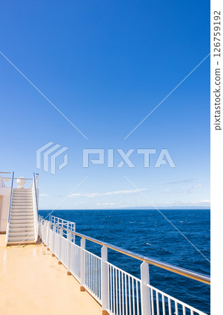 View of the Pacific Ocean from a ferry View of the Pacific Ocean from a ferry 126759192