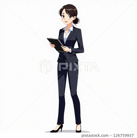 Office lady preparing for a business meeting 126759937