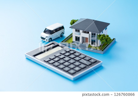 Houses, cars and calculators 126760866
