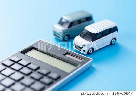 Car and Calculator 126760947