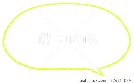 簡單的手寫橢圓形對話泡泡 簡單的手寫橢圓形對話泡泡 126761039