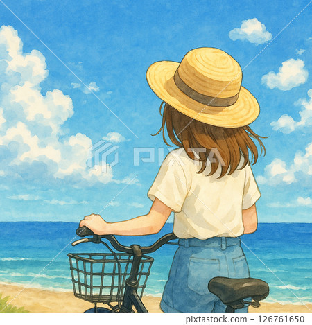 Simple materials, everyday items placed on a white background 126761650