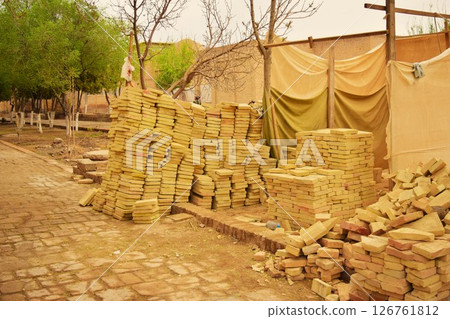 Landscape of Itchan Kala, Khiva 1 Landscape of Itchan Kala, Khiva 1 126761812