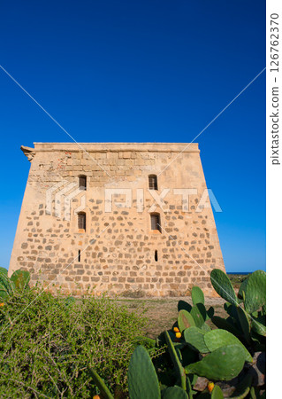 Tabarca island tower Torre de San Jose castle Alicante 126762370