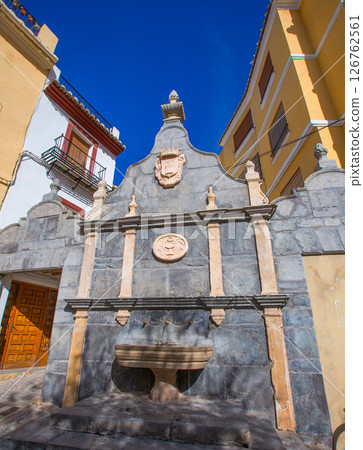 Jerica Castellon village fountain in Alto Palancia of Spain Jerica Castellon village fountain in Alto Palancia of Spain 126762561