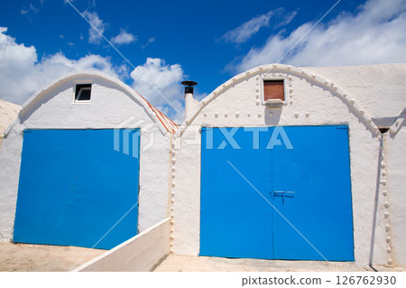 Menorca Punta Prima white Mediterranean facades Menorca Punta Prima white Mediterranean facades 126762930