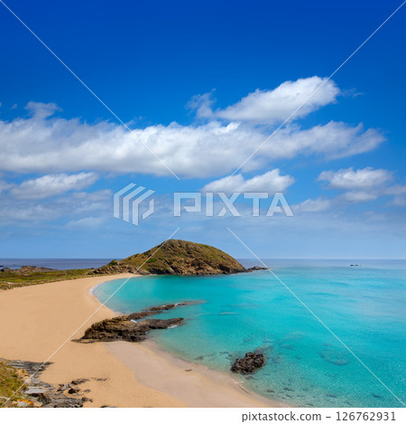 Menorca Cala Sa Mesquida Mao Mahon turquoise beach 126762931