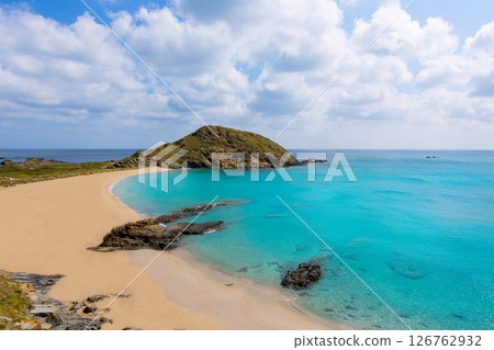 Menorca Cala Sa Mesquida Mao Mahon turquoise beach 126762932