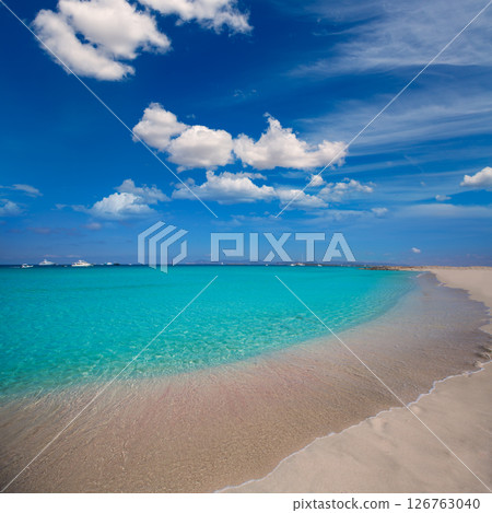 Formentera Illetes Illetas tropical beach near Ibiza 126763040