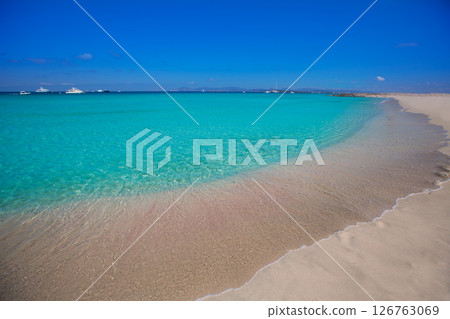 Formentera Illetes Illetas tropical beach near Ibiza 126763069