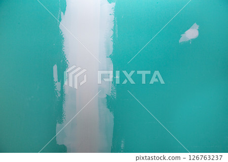 drywall hydrophobic plasterboard in green plaste seam drywall hydrophobic plasterboard in green plaste seam 126763237