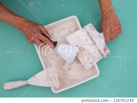 Platering tools for plaster like plaste trowel spatula 126763248
