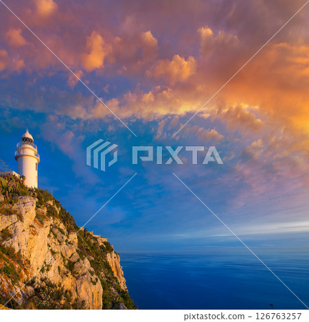 Denia Javea San Antonio Cape Mediterranean Lighthouse Denia Javea San Antonio Cape Mediterranean Lighthouse 126763257