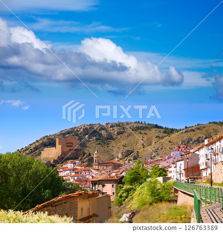Alcala de la Selva in Teruel village near Virgen de la Vega Alcala de la Selva in Teruel village near Virgen de la Vega 126763389