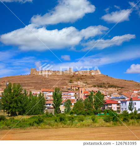 Cedrillas village Teruel skyline famous for the cattle fair 126763395