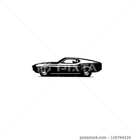 Mustang sportsroof vector image illustration, best used for car logo business 126764226