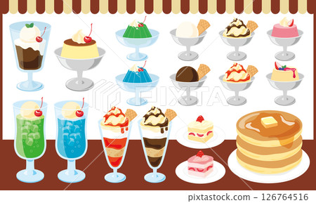 咖啡廳糖果套裝_棕色 咖啡廳糖果套裝_棕色 126764516