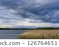 Heavy clouds on Lake Ros. Pisz. Masuria. 126764651