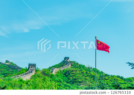 View from the Great Wall of China View from the Great Wall of China 126765310