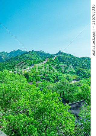 View from the Great Wall of China 126765336