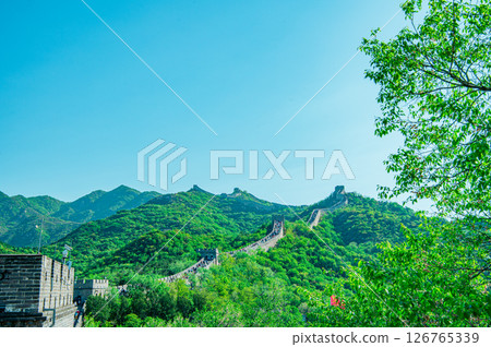 View from the Great Wall of China View from the Great Wall of China 126765339