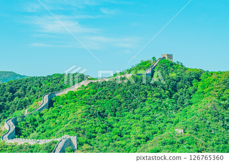 View from the Great Wall of China 126765360