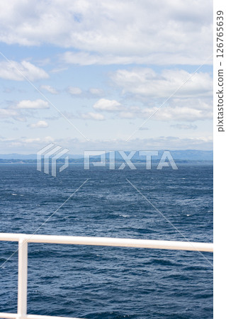 View of the Pacific Ocean from a ferry 126765639