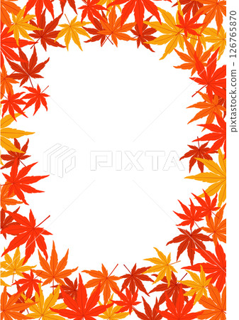 Autumn leaves background illustration Autumn image 126765870