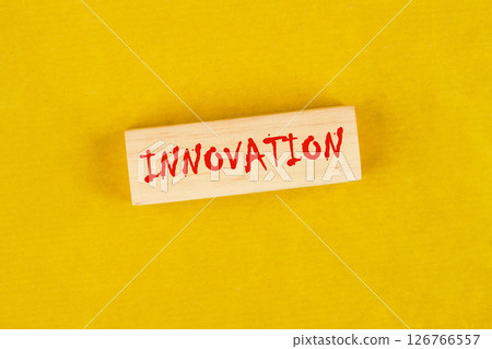The concept word INNOVATION. Invention Development Design Concept The concept word INNOVATION. Invention Development Design Concept 126766557