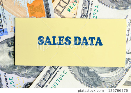 The SALES DATA concept phrase. Business concept. A place to copy. Financial analysis or business evaluation concept The SALES DATA concept phrase. Business concept. A place to copy. Financial analysis or business evaluation concept 126766576