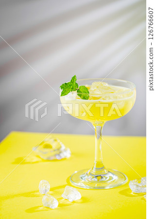 fresh tropical cocktail 126766607