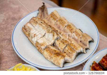 Korean bbq food. Grilled eel 126766694
