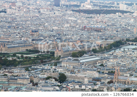 Paris, France View from the Eiffel Tower Paris, France View from the Eiffel Tower 126766834