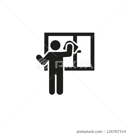 Window Cleaning Icon 126767314