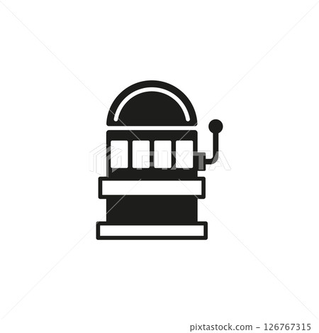 Slot Machine Icon 126767315