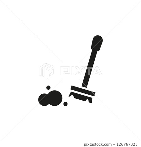 Mop Cleaning Icon Mop Cleaning Icon 126767323