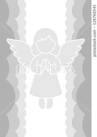 Angel ascending to heaven 126768545