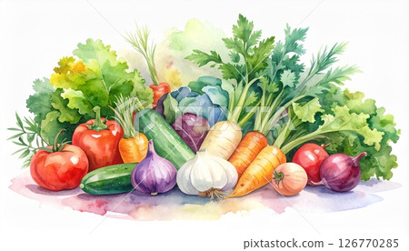 Various vegetables Various vegetables 126770285