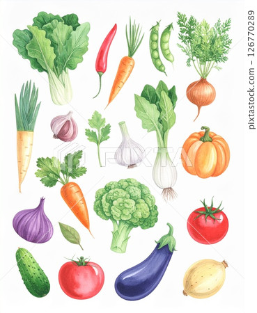 Various vegetables 126770289