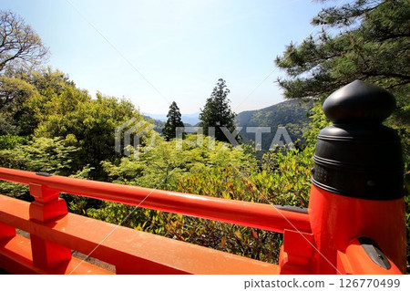 Cosmic energy pours down to protect Kyoto from evil spirits... Kurama Temple Cosmic energy pours down to protect Kyoto from evil spirits... Kurama Temple 126770499
