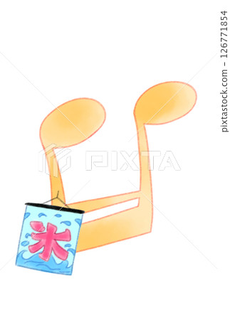 帶有冰旗的音符 126771854